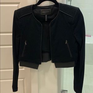 BCBGMAXAZRIA black crop jacket